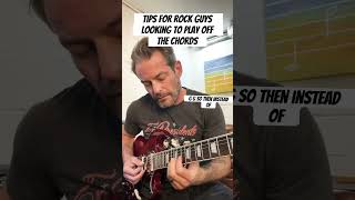 Chord tones vs running scales guitar guitarsolo shredguitar lesson rockguitar gibsonsg blues [upl. by Eanal952]