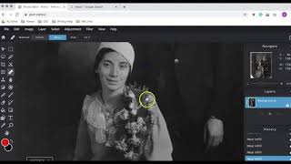 Pixlr Free Online Image Editing Restoring a Photo 2 [upl. by Albert]