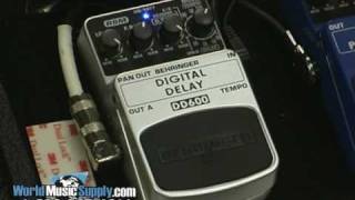 Behringer DD600 Digital Delay Effects Pedal [upl. by Betthezel]