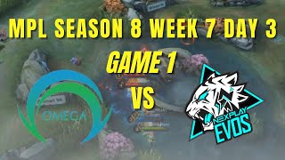 5 MAN FLAMESHOT LETHITOPLAY  GAME 1 OMEGA VS NXPE  MPL PH SEASON 8 WEEK 7 DAY 3 REGULAR SEASON [upl. by Suiluj105]