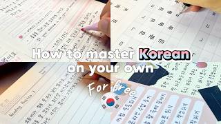 🇰🇷How to learn Korean on your owntips and resources you need [upl. by Derzon439]