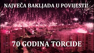 70 godina Torcide Hajduk  Nebo gori nad Splitom 2020  HD [upl. by Rorke]