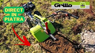 Motocultor Grillo  freza cu actionare inversa dublu sens [upl. by Supmart]