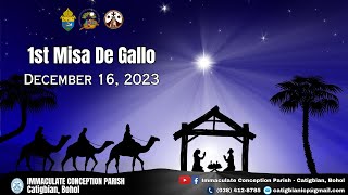 1st Misa De Gallo  December 16 2023 [upl. by Nylteak727]