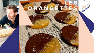 Comment confectionner les orangettes  tranches d’oranges entières confites au chocolat [upl. by Cicely]