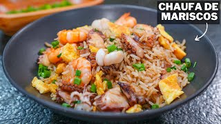 Asi Preparo mi Arroz Chaufa de Mariscos  Abelca [upl. by Aden238]