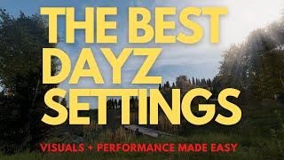 The BEST DayZ settings for Graphics PVP AND Performance 2024 [upl. by Pinzler]