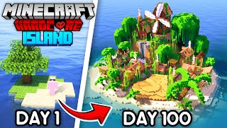 I Survived 100 Days on a Deserted Island in Minecraft Hardcore [upl. by Iaverne831]