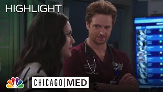 Halstead Figures Out That Mannings Been Lying  Chicago Med [upl. by Elayor]