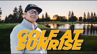 What golf at sunrise is REALLY like  Birdie 2 Bogey Bros Golf [upl. by Berkow515]