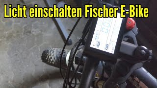 Fischer EBike Licht einschalten  so gehts [upl. by Eedolem807]