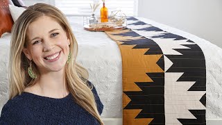 How to Make a Grand Adventures Reversible Bed Runner  Free Project Tutorial [upl. by Brod]