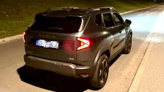 New DACIA DUSTER 2024  NEW HEADLIGHTS test amp demonstration in the dark [upl. by Aenitsirhc]