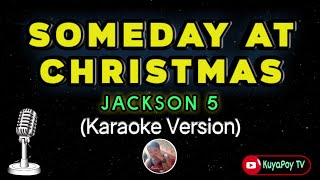 Jackson 5  Someday at christmas karaoke version 🎶 [upl. by Lukin]