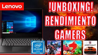 RENDIMEINTO DE LAPTOP LENOVO CON PROCESADOR INTEL CELERON N4020 ESTUDIANTILGAMERS ME SORPRENDIO [upl. by Bore]