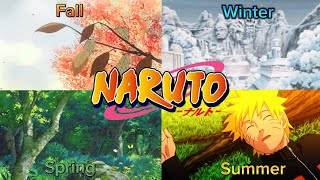 🍁 ❄️ The 4 Seasons of Naruto 🌸 ☀️ [upl. by Jacquette794]