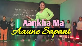 quotAankha ma aaune sapaniquot  Ekdev limbu  Mann Thapa Choreography  FOF [upl. by Nosrettap638]