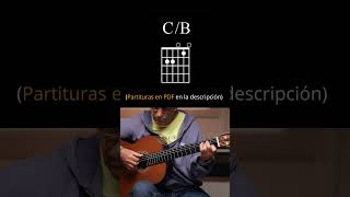 Acordes POR DEBAJO DE LA MESA en Guitarra🎸 bolero luismiguel luismi [upl. by Older]