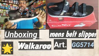 Unboxing Walkaroo Mens Belt Sleeper28Art No GG5714FULL VIDEOfootwear [upl. by Kappel]