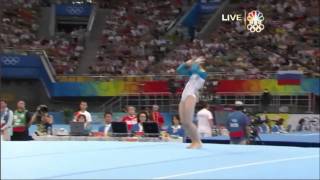 Ksenia Semenova  Floor Exercise  2008 Olympics All Around [upl. by Siro279]