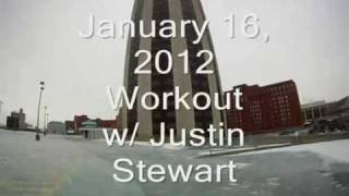 Stair Climbing Workout with Justin Stewart [upl. by Yatnwahs]