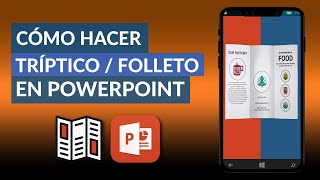 Cómo Hacer un TRÍPTICO o un FOLLETO en Power Point  Guía Completa [upl. by Deanna]