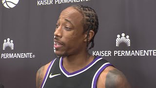 DeMar DeRozan speaks out at Sacramento Kings media day [upl. by Lothar45]