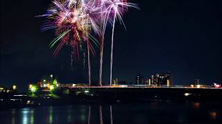 長良川中日花火全部見せますThe time lapse movie and the photos of all fireworks 花火撮影 長良川花火大会中日花火大会 [upl. by Durtschi120]