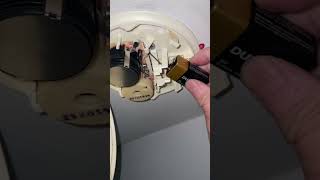 First Alert smoke alarm battery replacement [upl. by Yatnoed685]