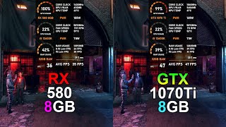 RX 580 8GB vs GTX 1070 Ti  Test in 10 Games Tested in 2023 [upl. by Eidroj]