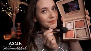 ASMR Super Cozy ✨ WEIHNACHTSLOOK ✨ Sanft Schminken  ASMR in GermanDeutsch [upl. by Tsuda]