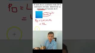 HALLAR el PERIMETRO PASO a PASO maths matematicasfaciles matematicas shortsviral shorts [upl. by Goodden702]