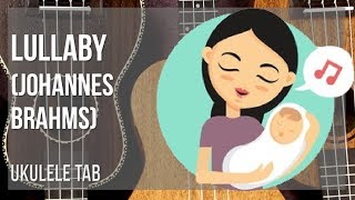 Ukulele Tab How to play Lullaby by Johannes Brahms [upl. by Morganstein531]