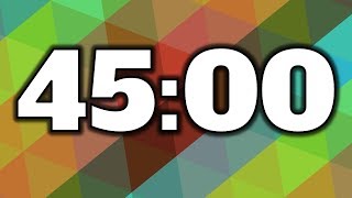 45 Minute Timer [upl. by Dnomasor]