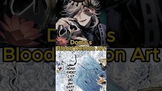 Doma‘s Blood demon Art explained demonslayer kimetsunoyaiba shorts [upl. by Welsh]