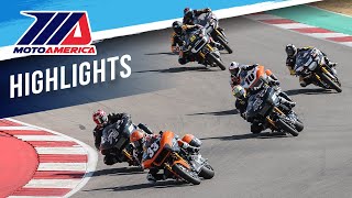 MotoAmerica Mission King of the Baggers Race 1 Highlights at Circuit of the Americas 2023 [upl. by Nico]