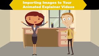 Animated Explainer Videos Tutorial Importing Images in Animaker [upl. by Sotsirhc]