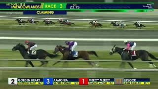 Monmouth Park at The Meadowlands  October 11 2024  Race 3 [upl. by Porte902]