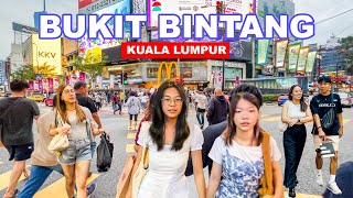 Bukit Bintang Kuala Lumpur  World Famous Shopping Street Tour 🇲🇾🛍️ [upl. by Aldred]