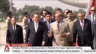 Chinese Premier Li Qiang arrives in Pakistan ahead of SCO summit [upl. by Leiram]