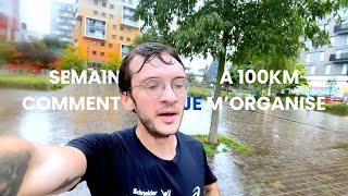 Jai couru 100km cette semaine comment je morganise pour pas me blesser  VLOG  Prépa Valence [upl. by Anurag]