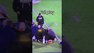 Memphis Player collapses on field 😳😞 ncaa college collegefootball collapse getwellsoon [upl. by Tedra659]