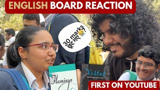 😱 FAILED Exam Class 12 English Paper REACTION by Students  FIRST on YouTube cbse [upl. by Leerzej]