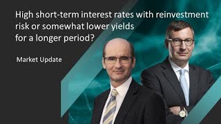 High shortterm interest rates with reinvestment risk or somewaht lower yields for a longer period [upl. by Thgiled]