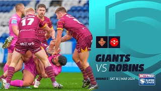 Highlights  Huddersfield Giants v Hull KR  2024 Betfred Super League Round 5 [upl. by Eelir585]