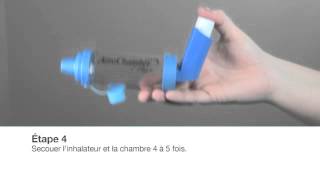 Comment utilisez la chambre AeroChamber Plus avec embout buccal  Trudell Medical International [upl. by Nakada]