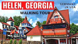 Romantic things to do Helen Georgia for couples  walking Tour  Helen Ga 4K Video [upl. by Azne]