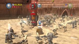 LEGO Star Wars III The Clone Wars  Prologue Geonosian Arena Minikit Guide [upl. by Aloeda]