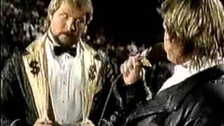 Roddy Piper interviews Ted DiBiase 03171991 [upl. by Harbot]