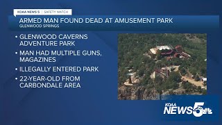 Heavily armed man found dead at Glenwood Caverns Adventure Park [upl. by Debee]